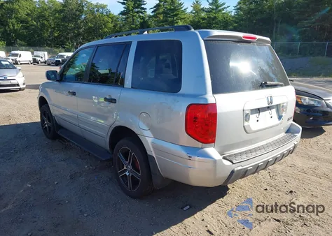 2003 Honda Pilot Ex from USA, damaged, VIN 2HKYF18483H541433
